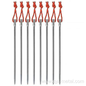 Ultralight High Quality Titanium Alloy Camping Tent Pegs